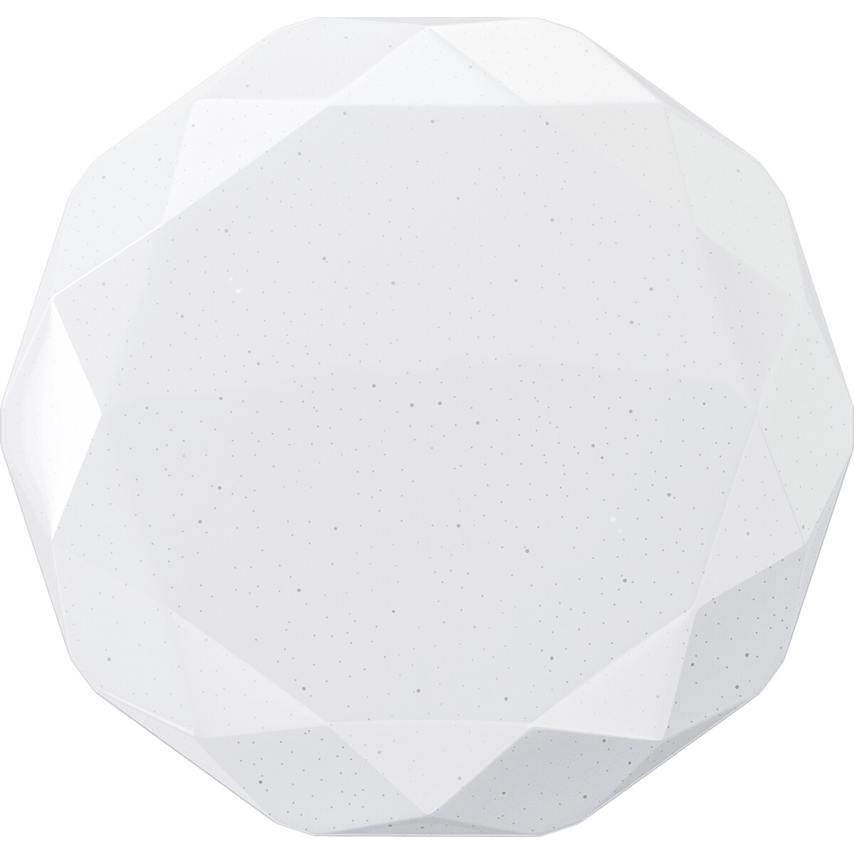 Plafonnier LED - Aigi Dian - En Saillie Rond 12W - Blanc Froid 6500K - Mat Blanc - Aluminium