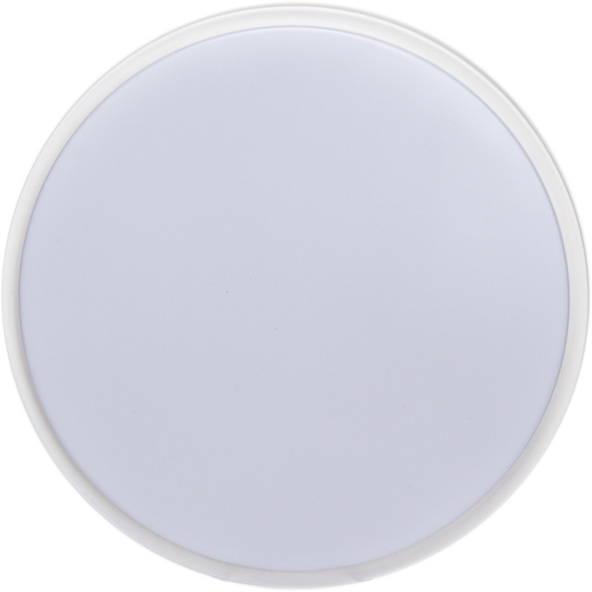 Plafonnier LED - Aigi Santi - En Saillie Rond 20W - Blanc Froid 6500K - Mat Blanc - Aluminium