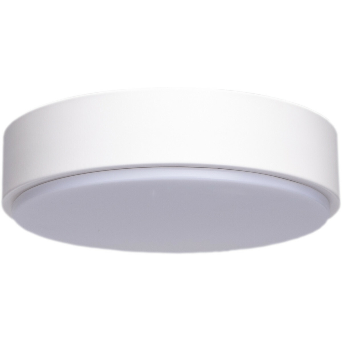 Plafonnier LED - Aigi Santi - En Saillie Rond 20W - Blanc Froid 6500K - Mat Blanc - Aluminium