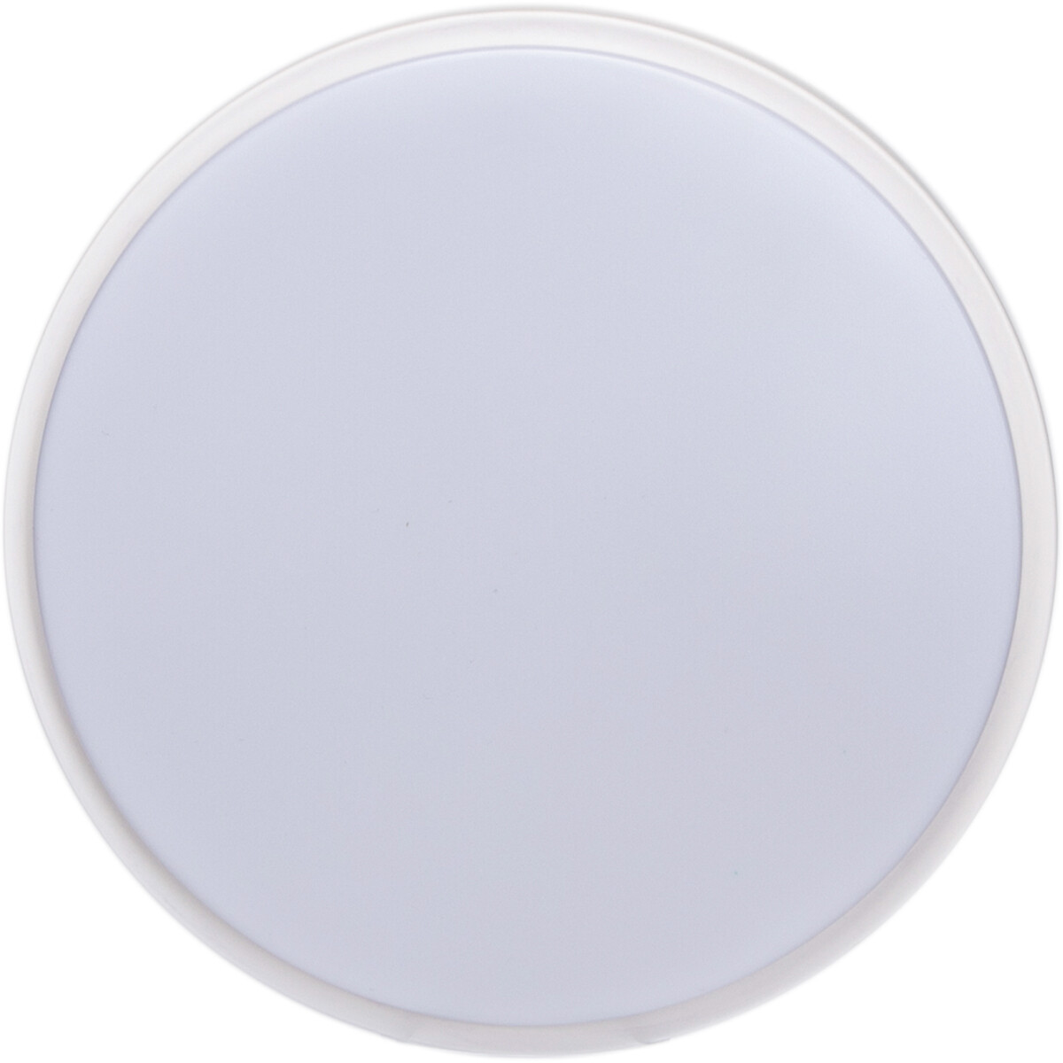 Plafonnier LED - Aigi Santi - En Saillie Rond 20W - Blanc Chaud 3000K - Mat Blanc - Aluminium