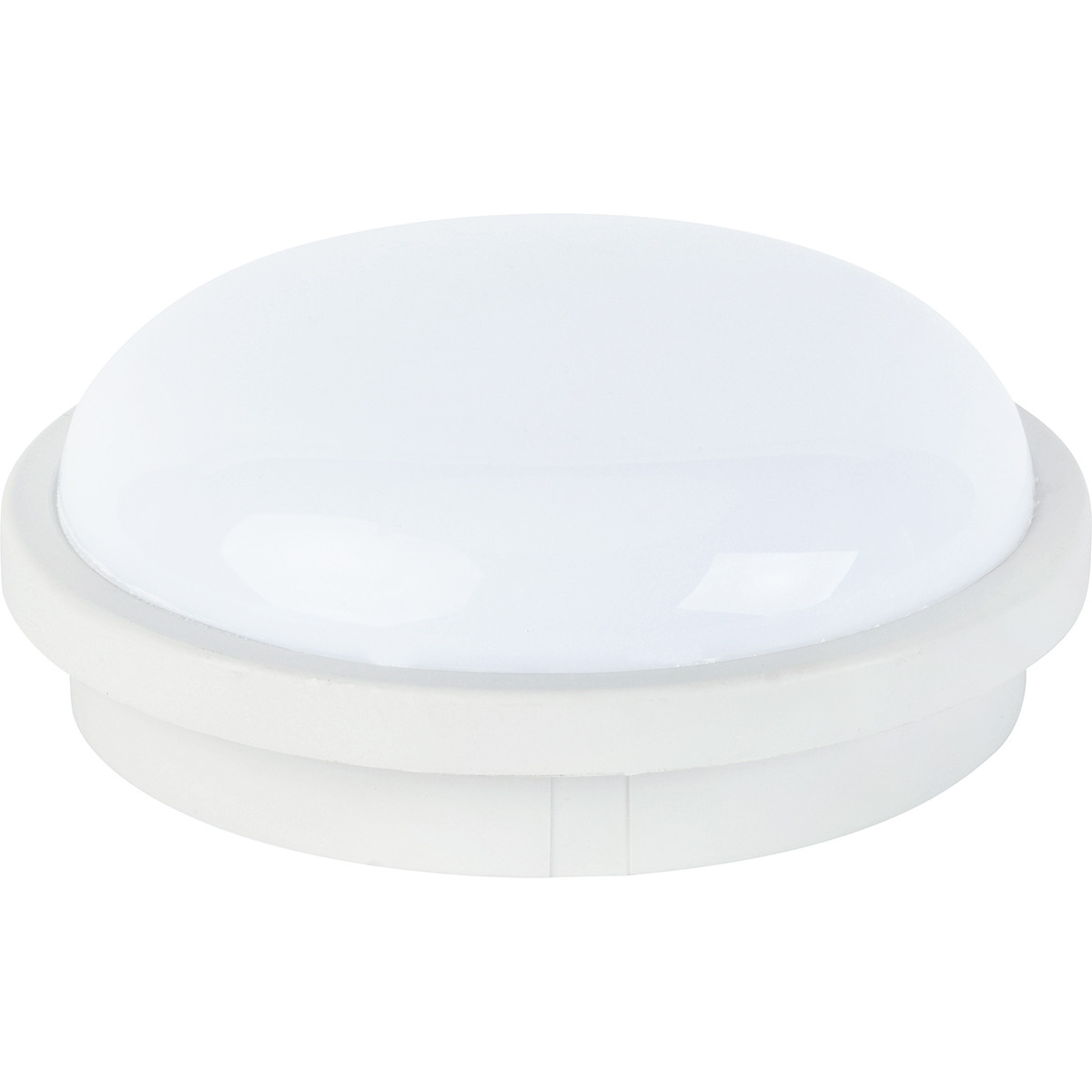 Plafonnier LED - Lumière de Salle de Bain - Artony - 20W - Blanc Froid 6400K - Étanche IP65 - en Saillie - Rond - Blanc