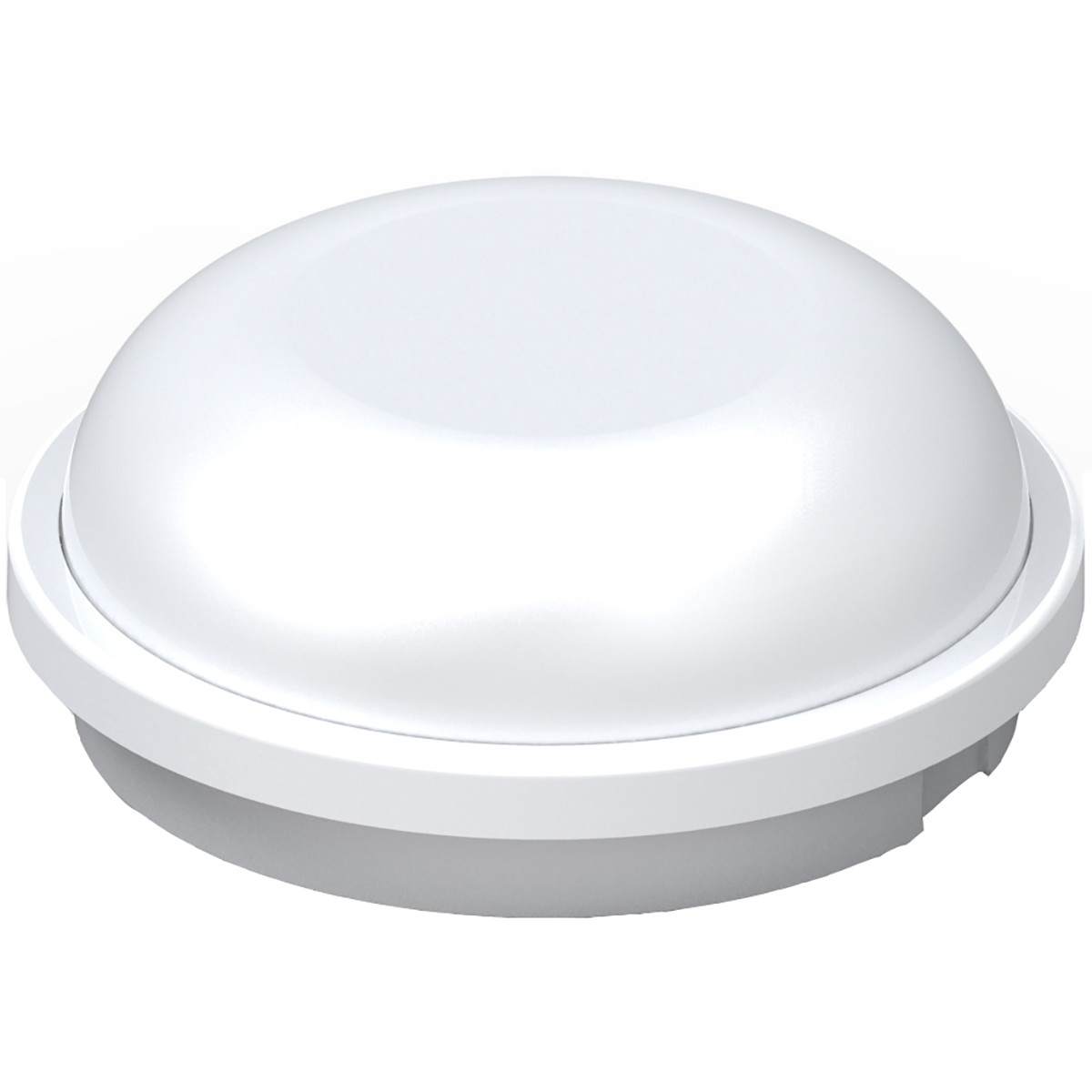 Plafonnier LED - Lumière de Salle de Bain - Artony - 20W - Blanc Froid 6400K - Étanche IP65 - en Saillie - Rond - Blanc