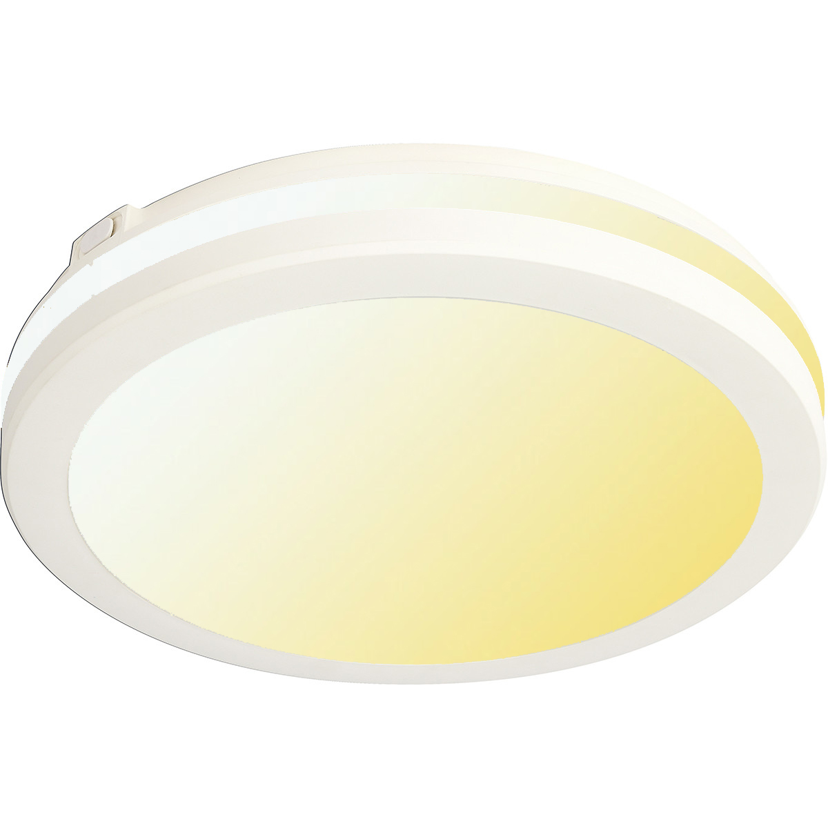 Plafonnier LED - Kozolux Scarly - 30W 2700lm - Température de Couleur Réglable 3en1 CCT - IP65 - Rond - Blanc