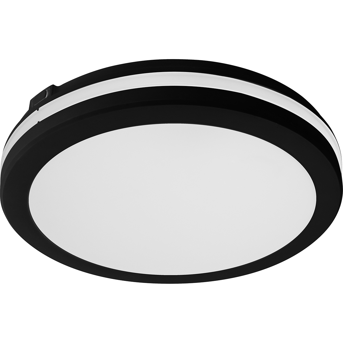 Plafonnier LED - Kozolux Scarly - 30W 2700lm - Blanc Froid 6400K - IP65 - Rond - Noir