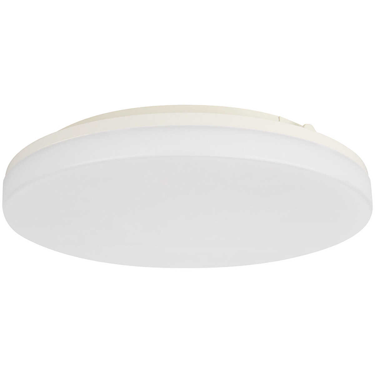 Plafonnier LED - Éclairage de Plafond - Lumière de Salle de Bain - Andres - En Saillie Rond 20W - Étanche IP54 - Blanc Froid 6400K - Mat Blanc - Plastique