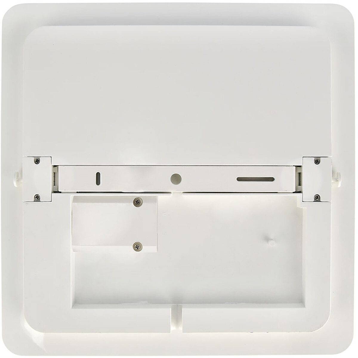 Plafonnier LED - Éclairage de Plafond - Lumière de Salle de Bain - Andres - En Saillie Carré 20W - Étanche IP54 - Blanc Froid 6400K - Mat Blanc - Plastique