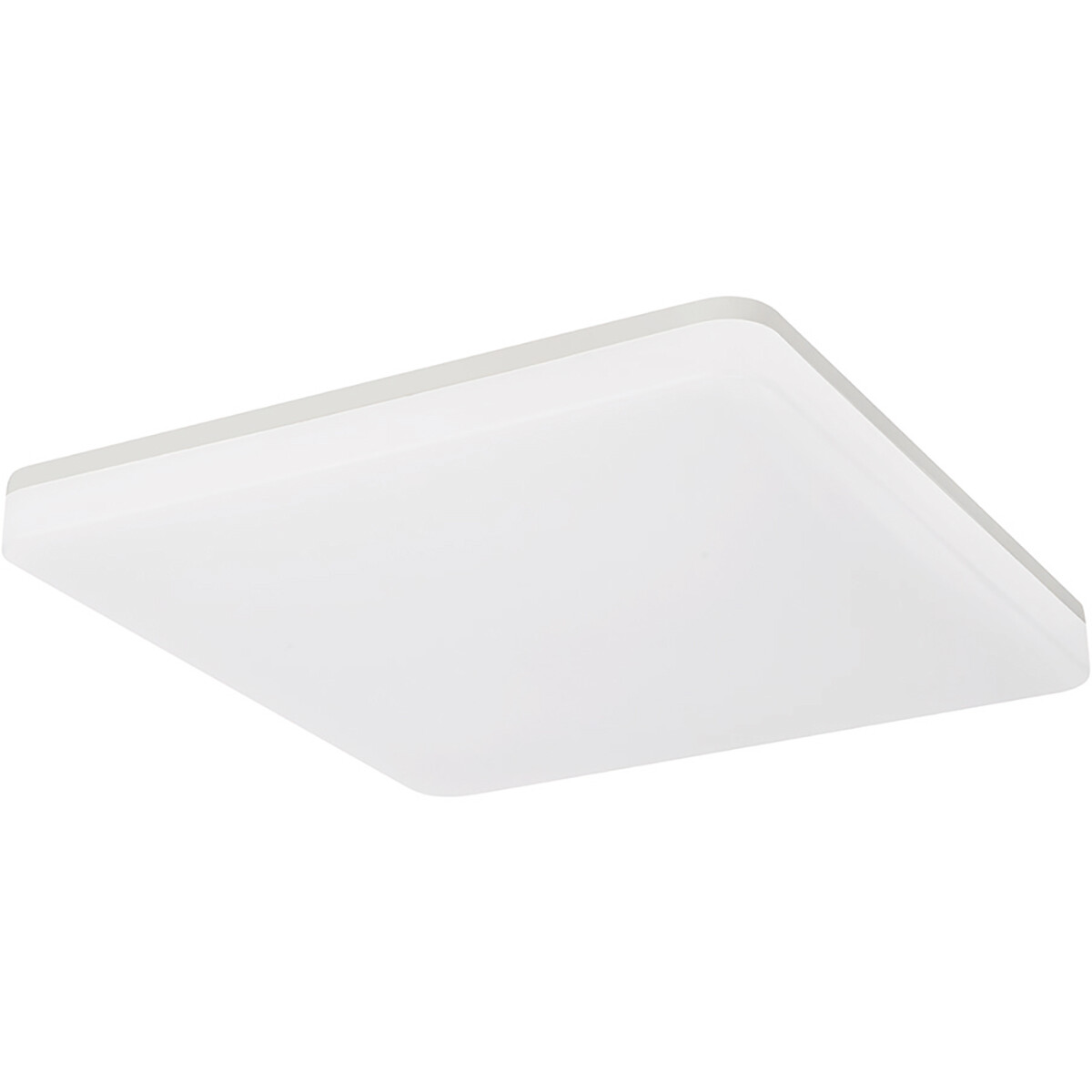 Plafonnier LED - Éclairage de Plafond - Lumière de Salle de Bain - Andres - En Saillie Carré 30W - Étanche IP54 - Blanc Froid 6400K - Mat Blanc - Plastique