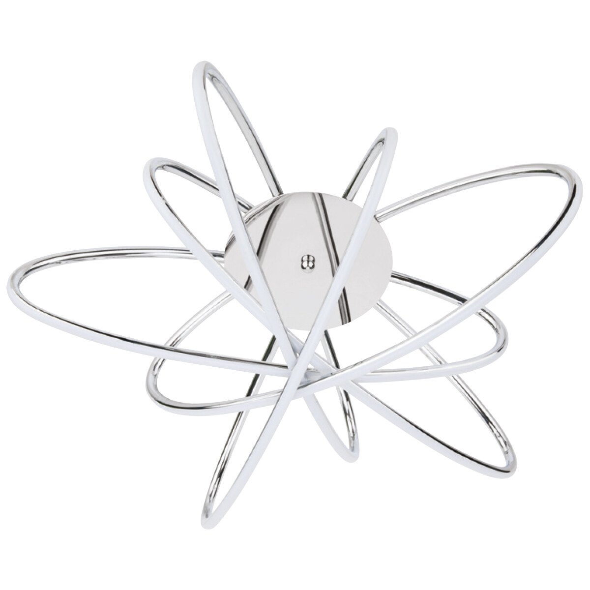 Plafonnier LED - Éclairage de Plafond - Glama - 100W - Blanc Neutre 4000K - Mat Chrome - Aluminium