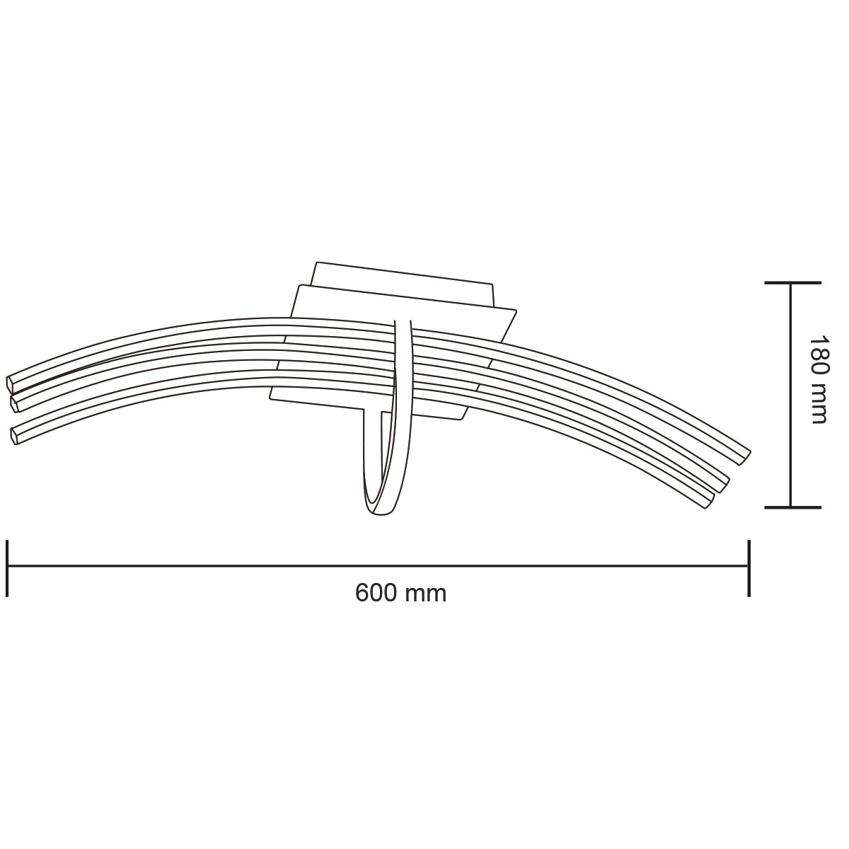 Plafonnier LED - Éclairage de Plafond - Ovina - 30W - Blanc Neutre 4000K - Mat Chrome - Aluminium