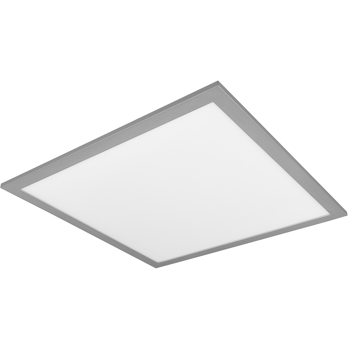 Plafonnier LED - Éclairage de Plafond - Trion Alina - 18W - Blanc Chaud 3000K - Mat Titane - Aluminium - 45cm