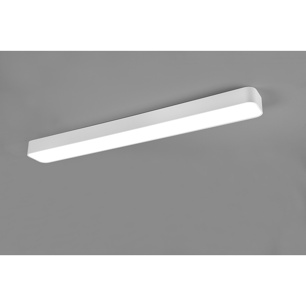 Plafonnier LED - Éclairage de Plafond - Trion Astinto - 37W - Couleur de lumière ajustable - Dimmable - Rectangle - Mat Blanc - Aluminium