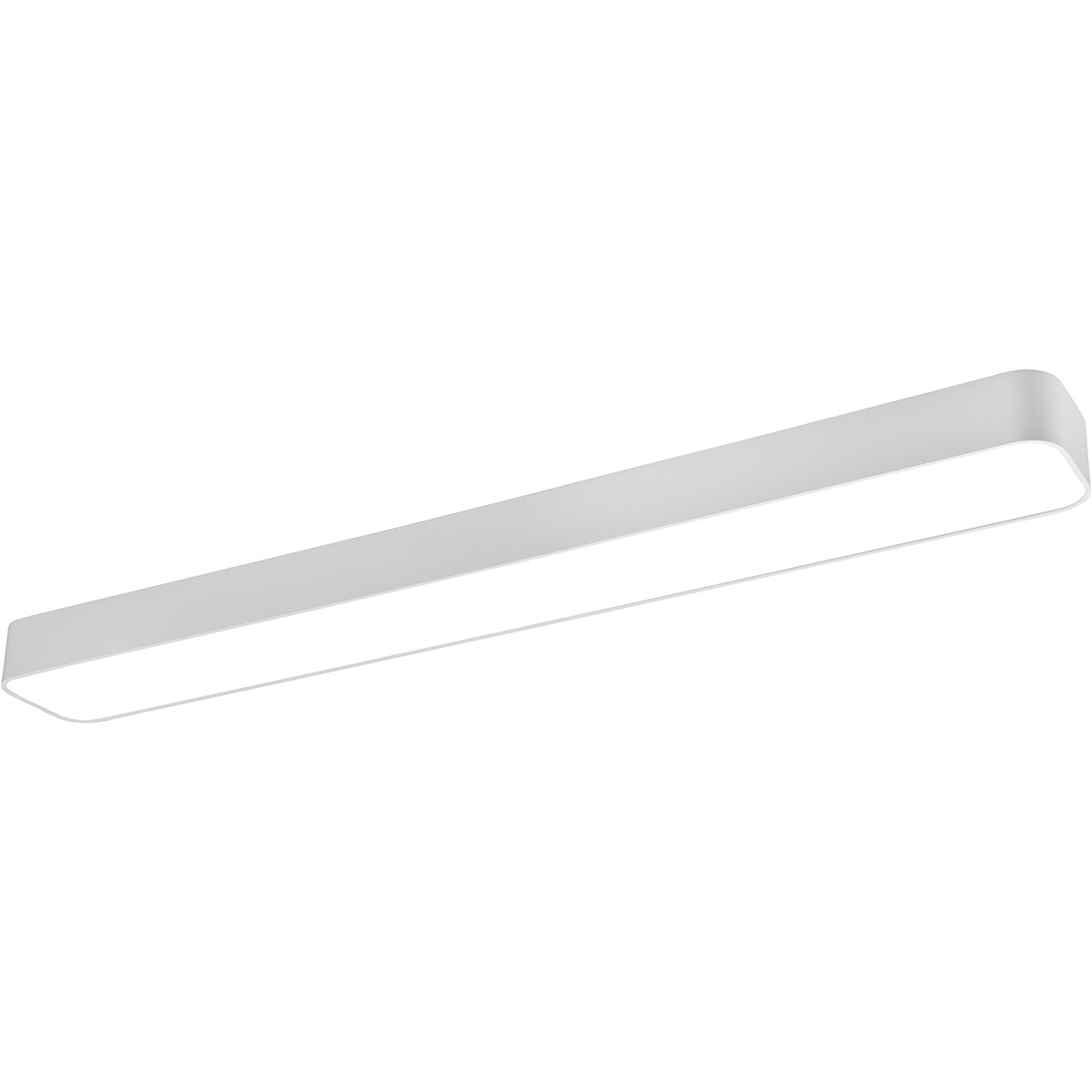 Plafonnier LED - Éclairage de Plafond - Trion Astinto - 37W - Couleur de lumière ajustable - Dimmable - Rectangle - Mat Blanc - Aluminium