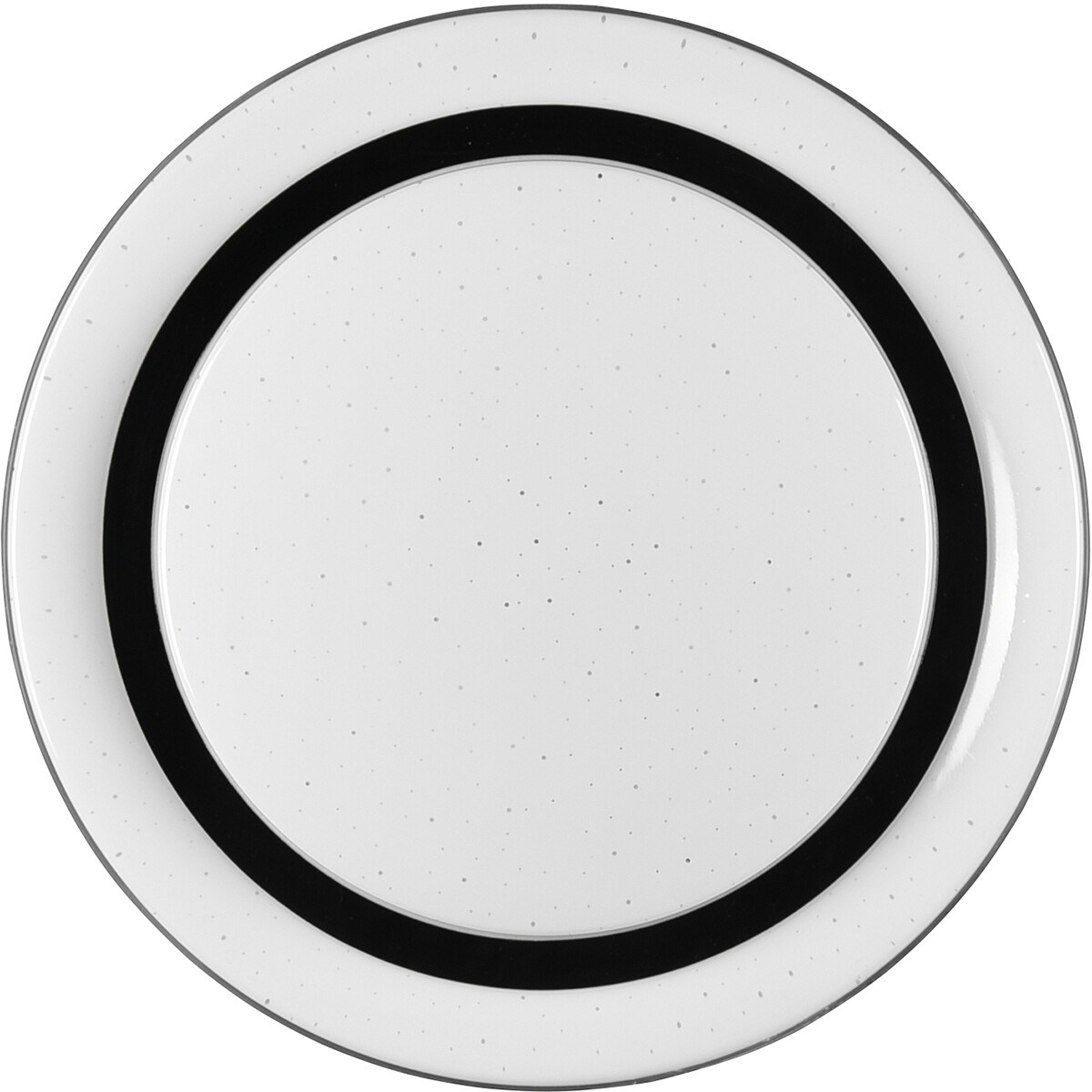 Plafonnier LED - Éclairage de Plafond - Trion Atras - 10.5W - Couleur de lumière ajustable - Télécommande - Dimmable - Lumière Étoile - Rond - Mat Noir - Plastique