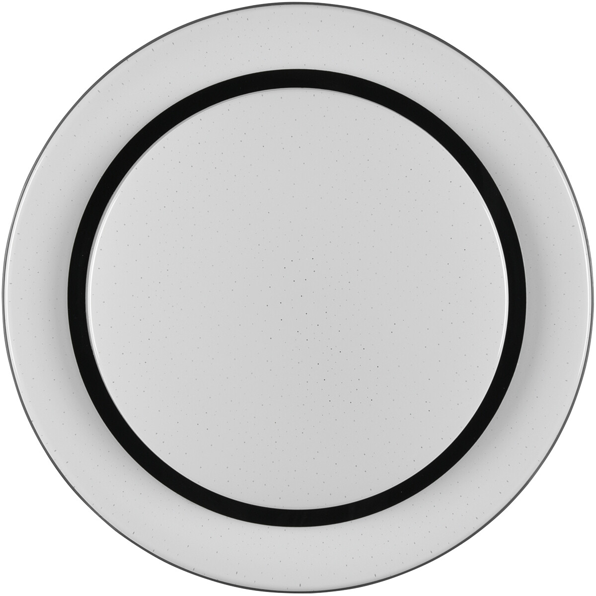 Plafonnier LED - Éclairage de Plafond - Trion Atras - 18W - Couleur de lumière ajustable - Télécommande - Dimmable - Lumière Étoile - Rond - Mat Noir - Plastique