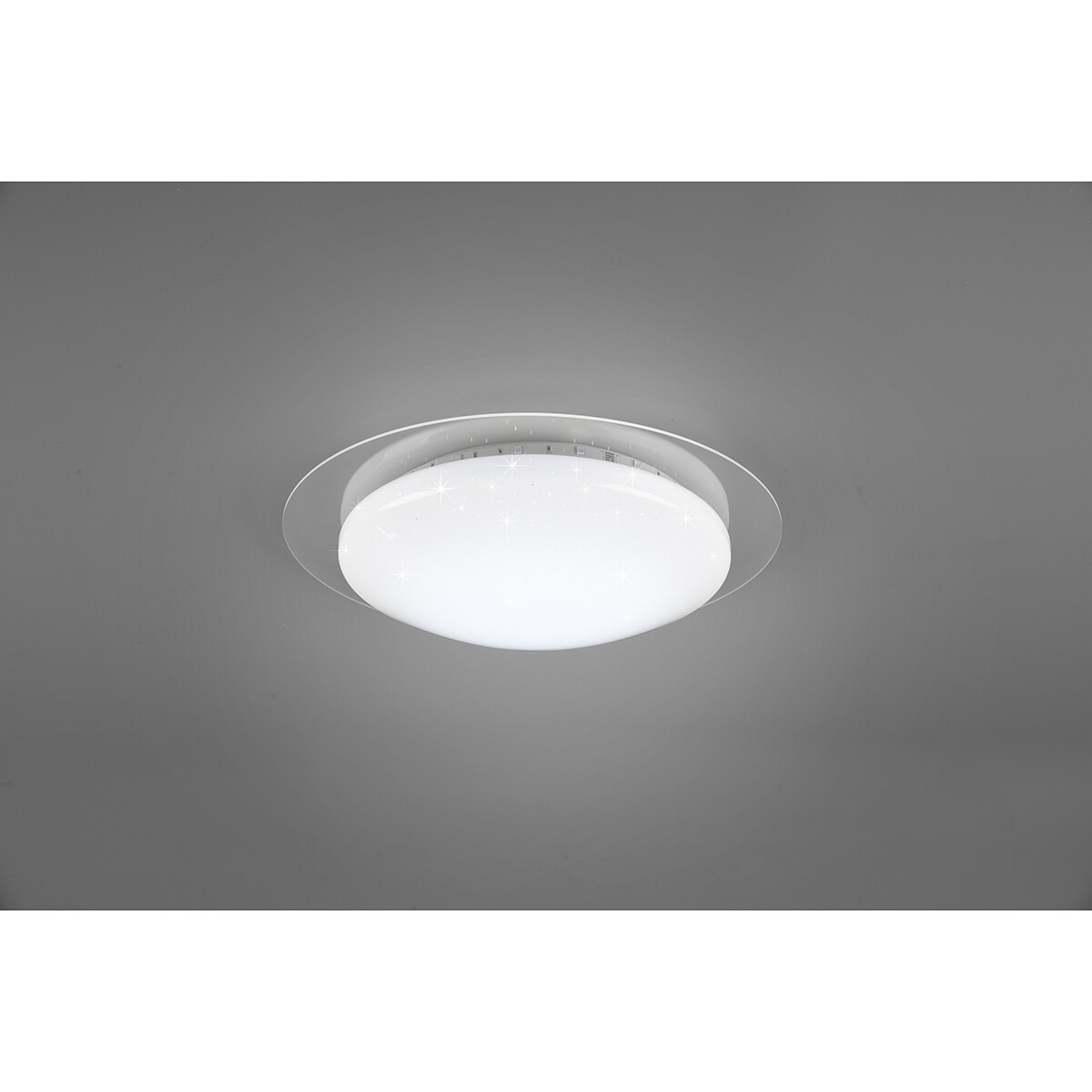 Plafonnier LED - Éclairage de Plafond - Trion Bolbi - 8.5W - Couleur de lumière ajustable - RGBW - Télécommande - Dimmable - Rond - Mat Blanc - Plastique