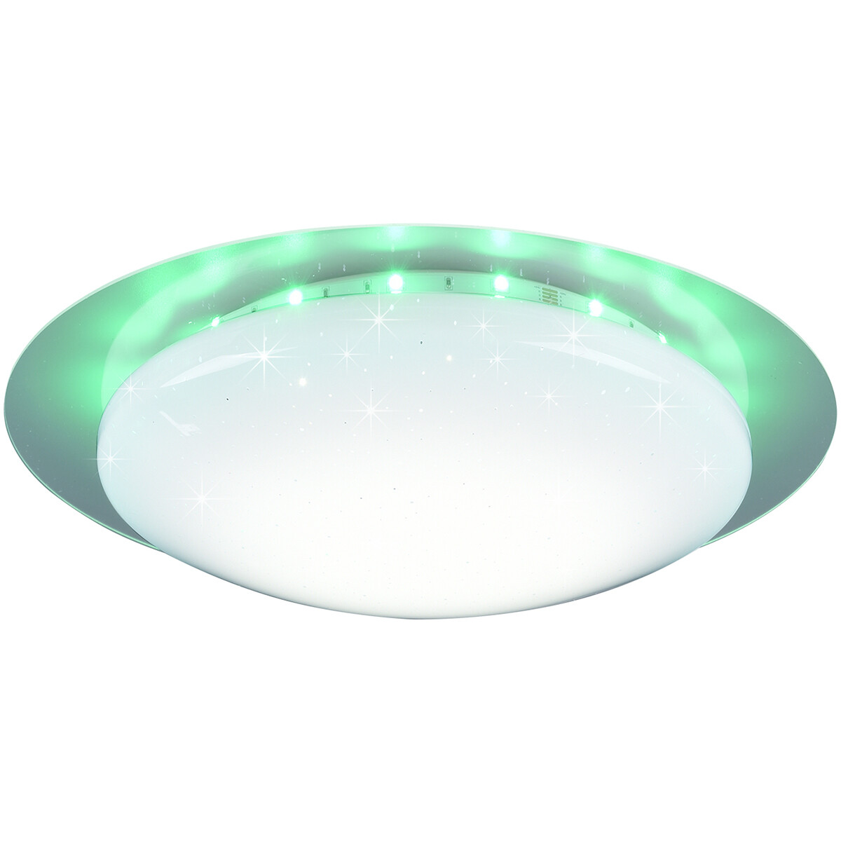 Plafonnier LED - Éclairage de Plafond - Trion Bolbi - 8.5W - Couleur de lumière ajustable - RGBW - Télécommande - Dimmable - Rond - Mat Blanc - Plastique