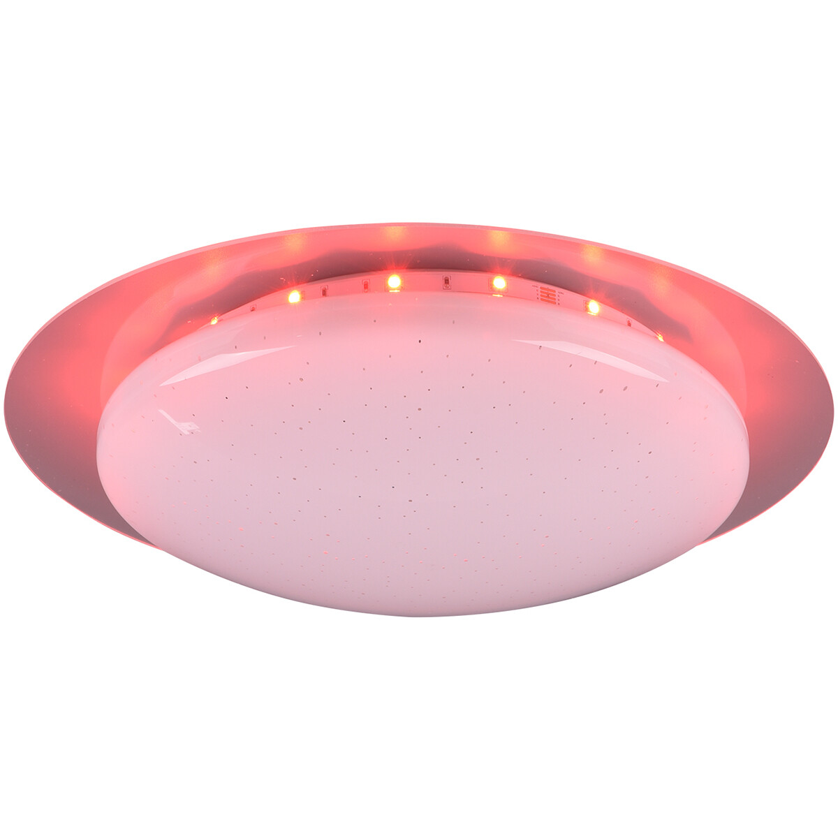 Plafonnier LED - Éclairage de Plafond - Trion Bolbi - 8.5W - Couleur de lumière ajustable - RGBW - Télécommande - Dimmable - Rond - Mat Blanc - Plastique