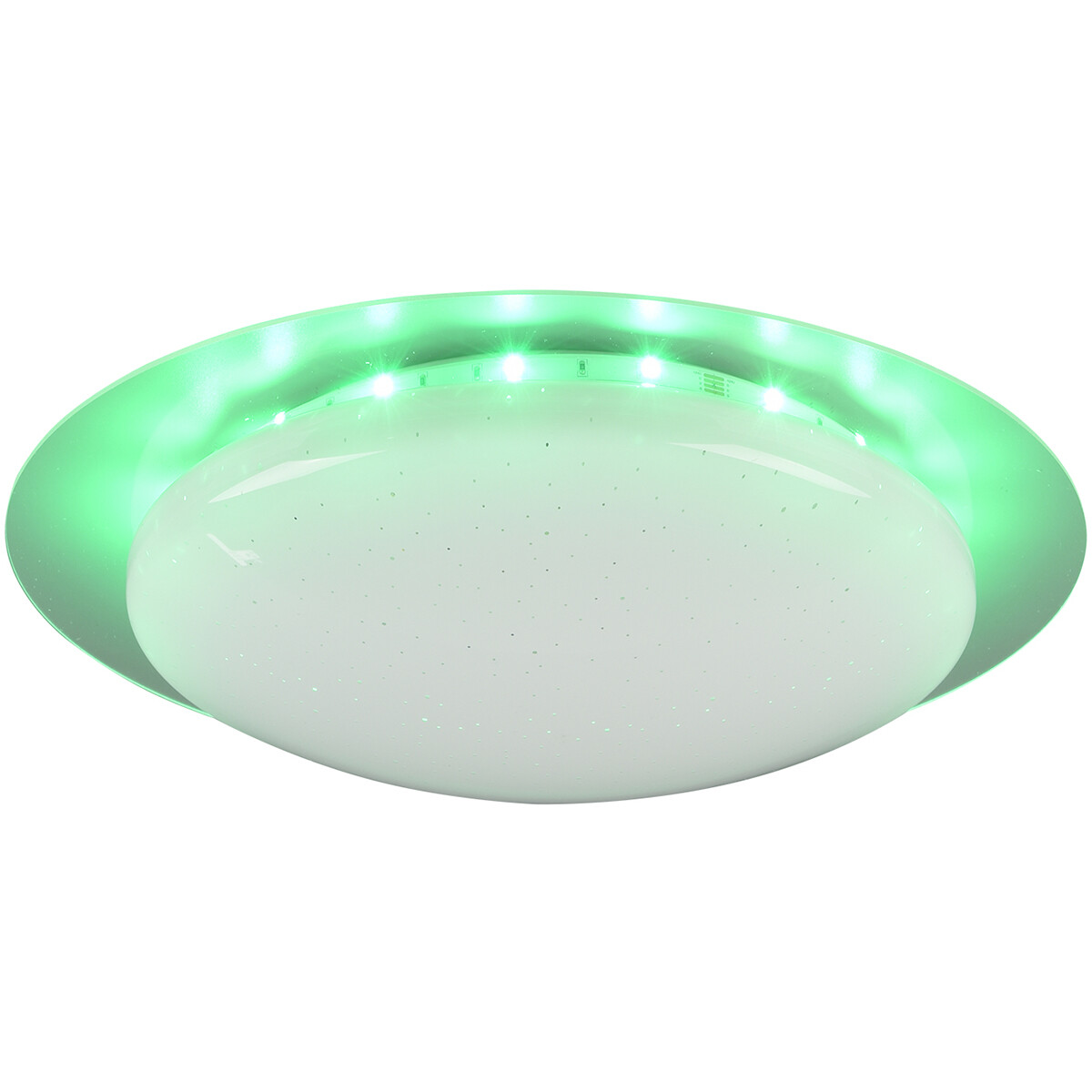 Plafonnier LED - Éclairage de Plafond - Trion Bolbi - 8.5W - Couleur de lumière ajustable - RGBW - Télécommande - Dimmable - Rond - Mat Blanc - Plastique