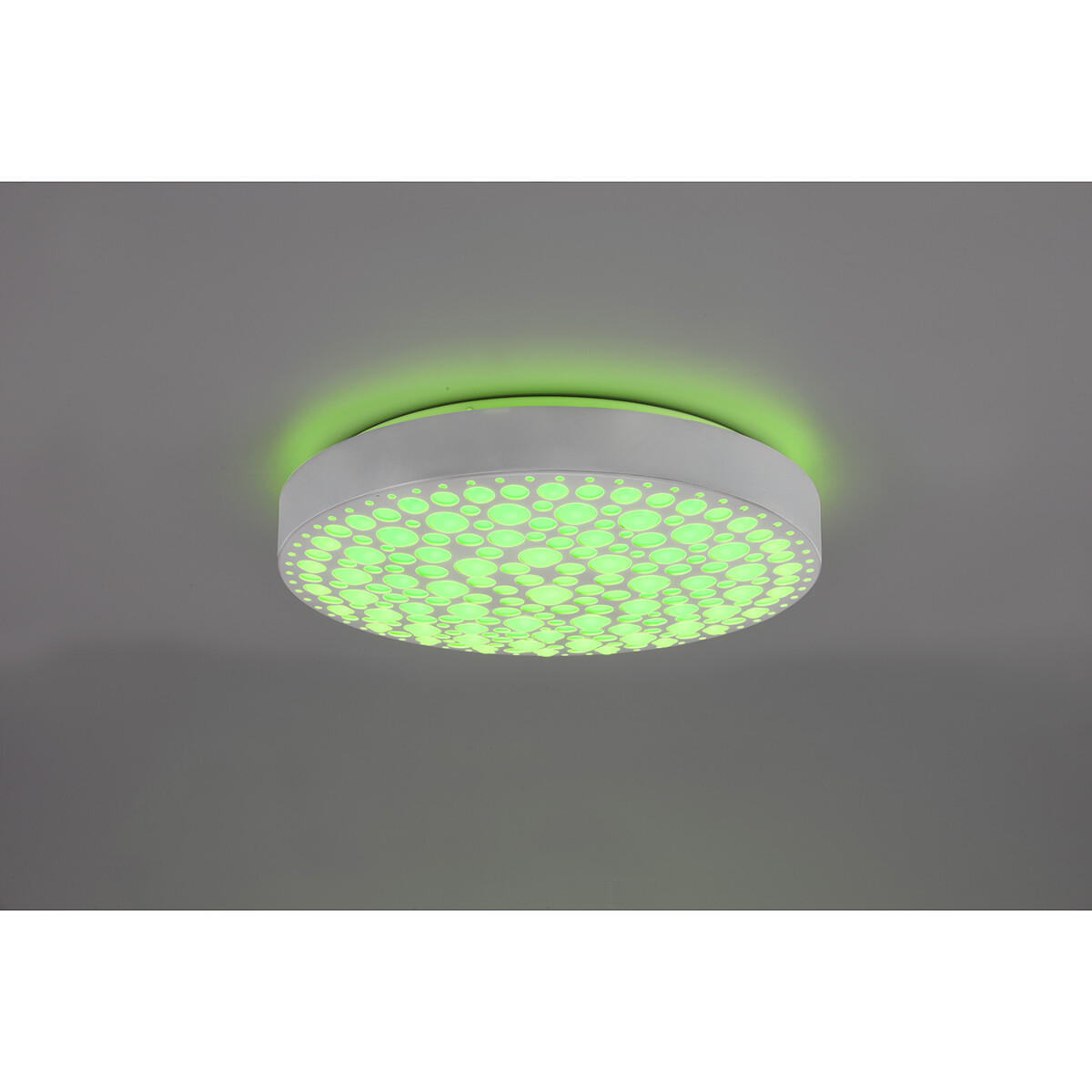 Plafonnier LED - Éclairage de Plafond - Trion Carol - 22W - Couleur de lumière ajustable - RGB - Télécommande - Dimmable - Rond - Mat Blanc - Plastique