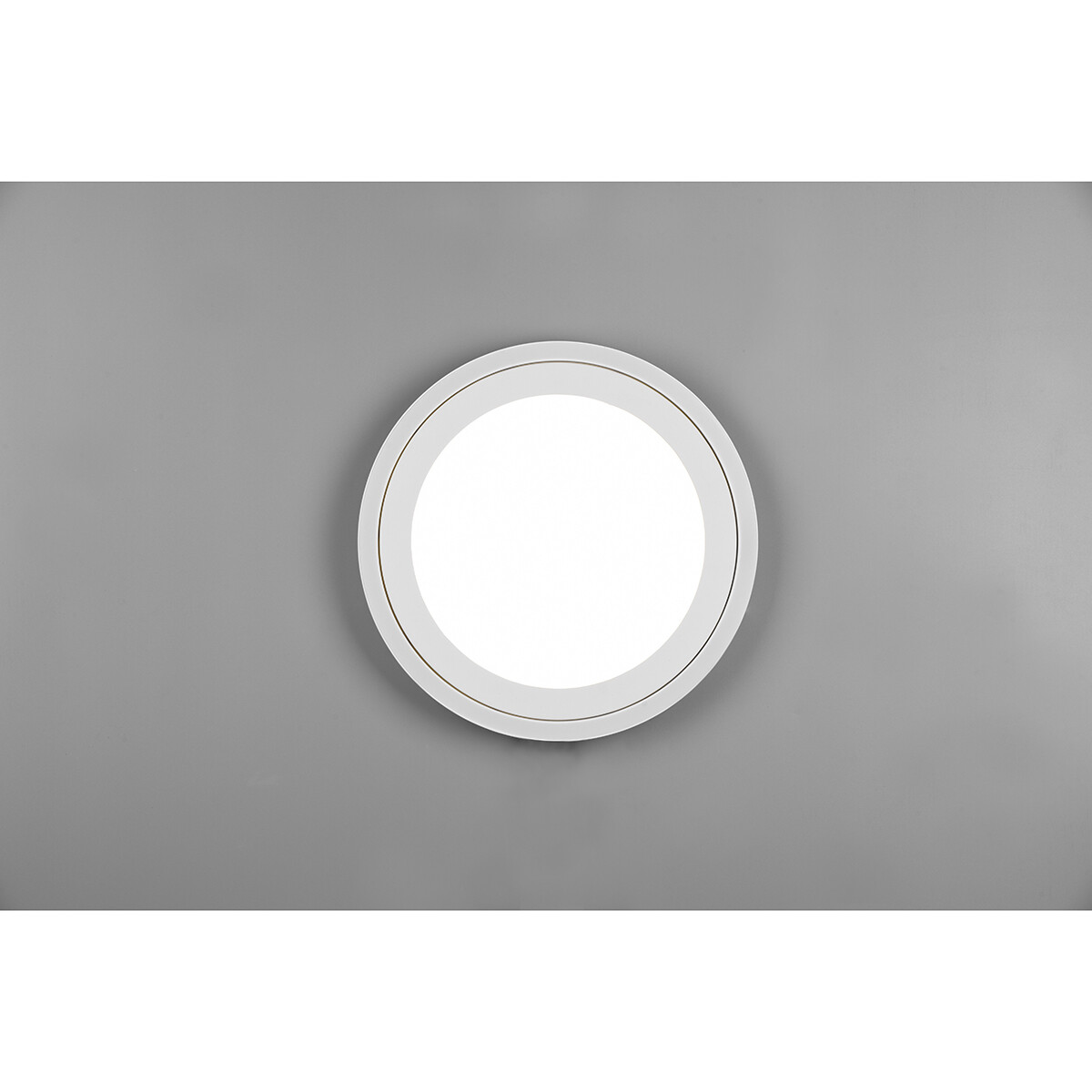 Plafonnier LED - Éclairage de Plafond - Trion Coman - 24.5W - Blanc Neutre 4000K - Rond - Mat Blanc - Plastique