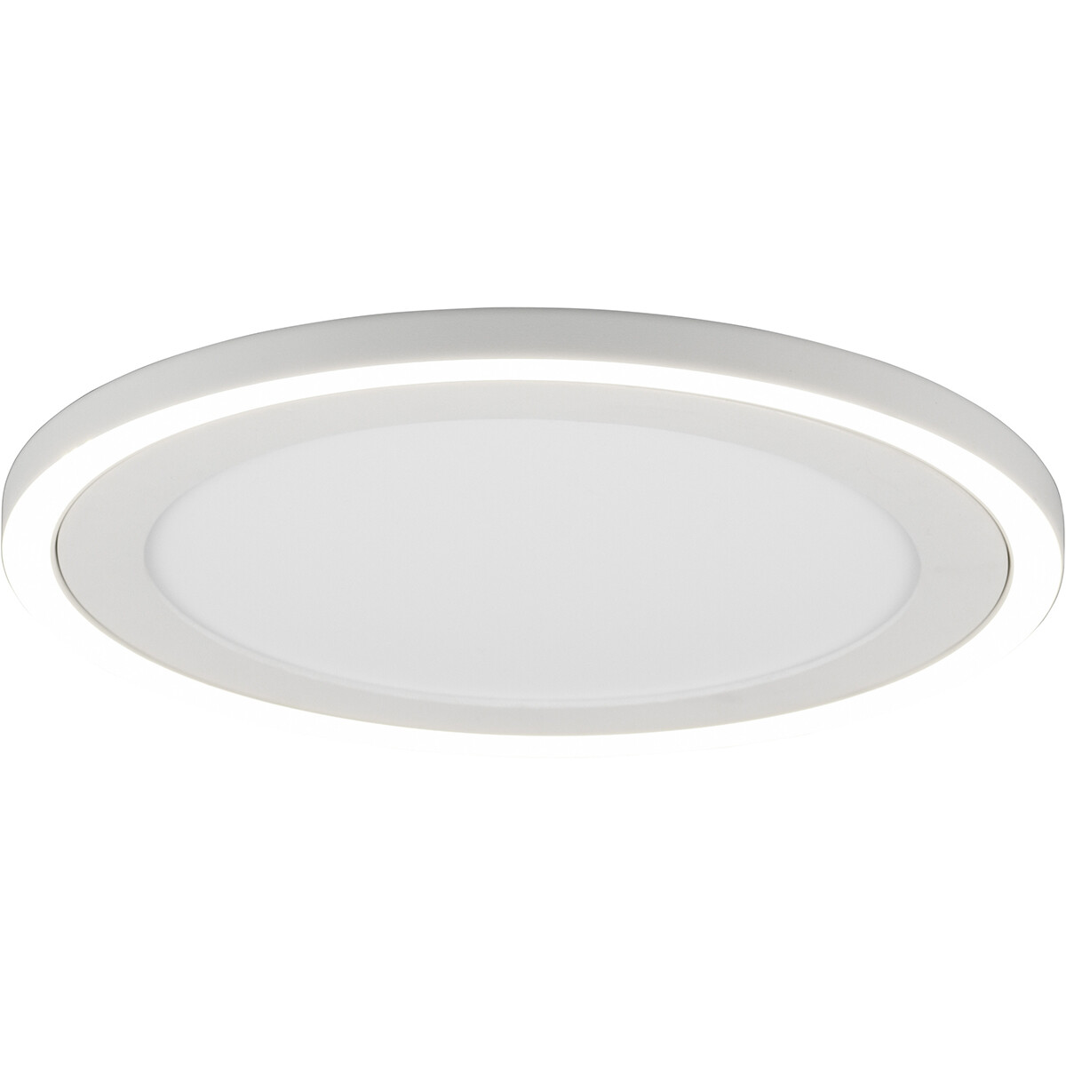 Plafonnier LED - Éclairage de Plafond - Trion Coman - 24.5W - Blanc Neutre 4000K - Rond - Mat Blanc - Plastique