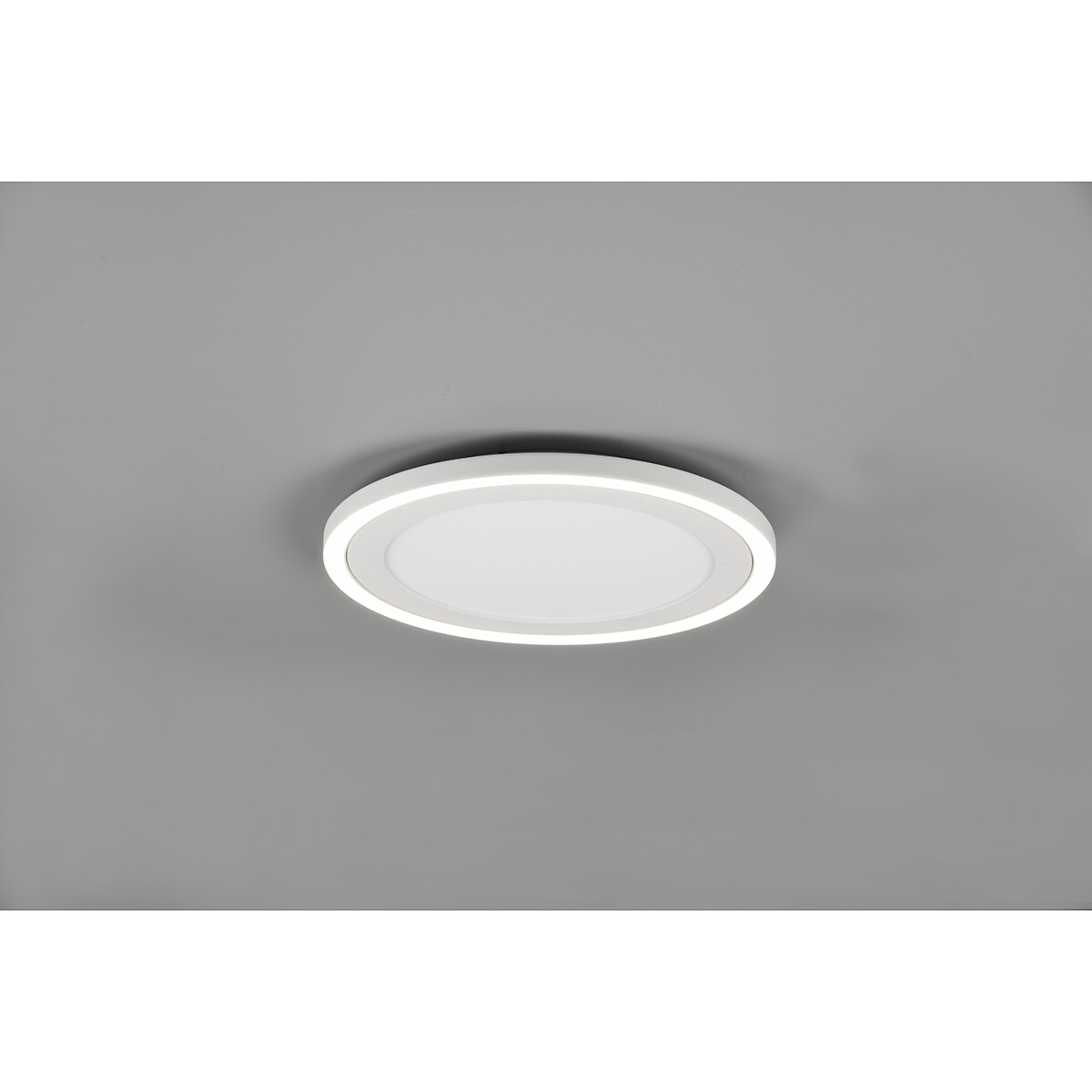 Plafonnier LED - Éclairage de Plafond - Trion Coman - 24.5W - Blanc Neutre 4000K - Rond - Mat Blanc - Plastique