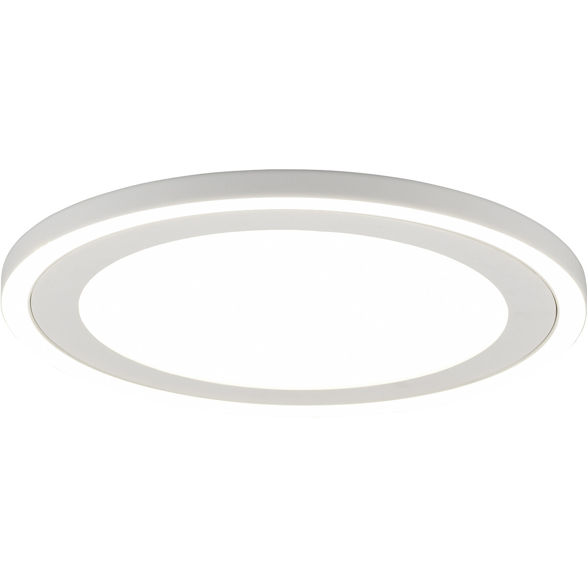 Plafonnier LED - Éclairage de Plafond - Trion Coman - 24.5W - Blanc Neutre 4000K - Rond - Mat Blanc - Plastique