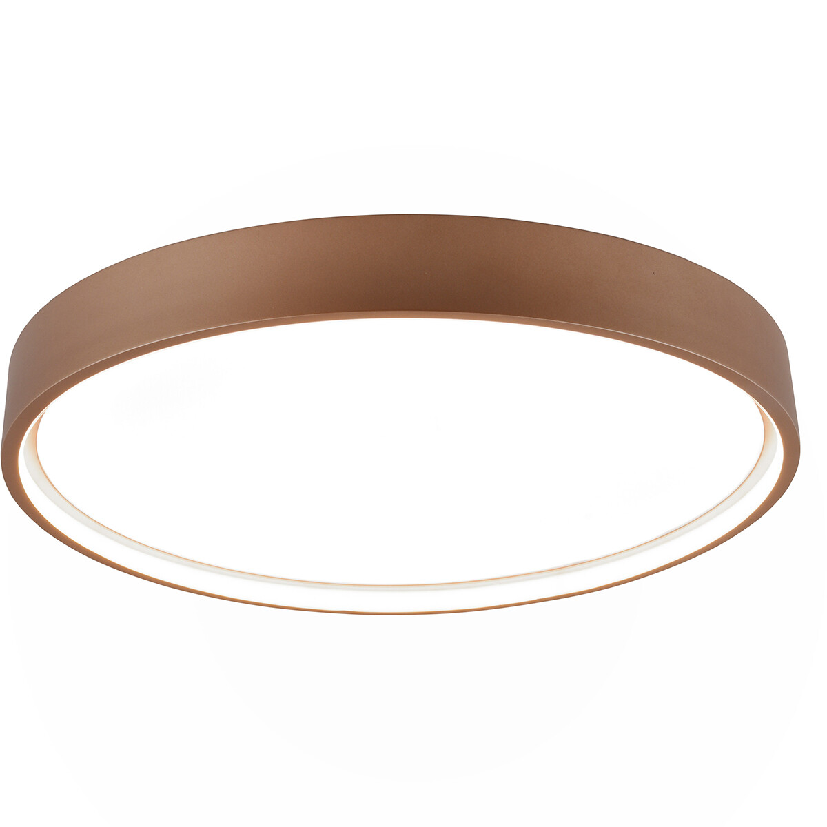 Plafonnier LED - Éclairage de plafond - Trion Dile - 29W - Couleur de lumière ajustable - Rond - Coffee - Métal