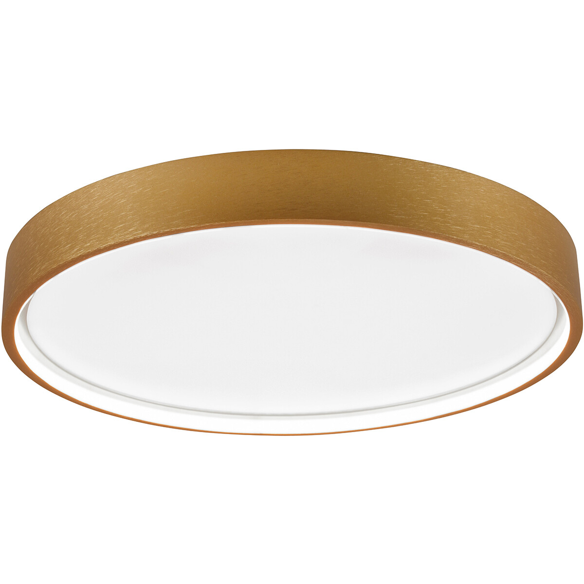 Plafonnier LED - Éclairage de plafond - Trion Dile - 29W - Couleur de lumière ajustable - Rond - Laiton mat - Métal