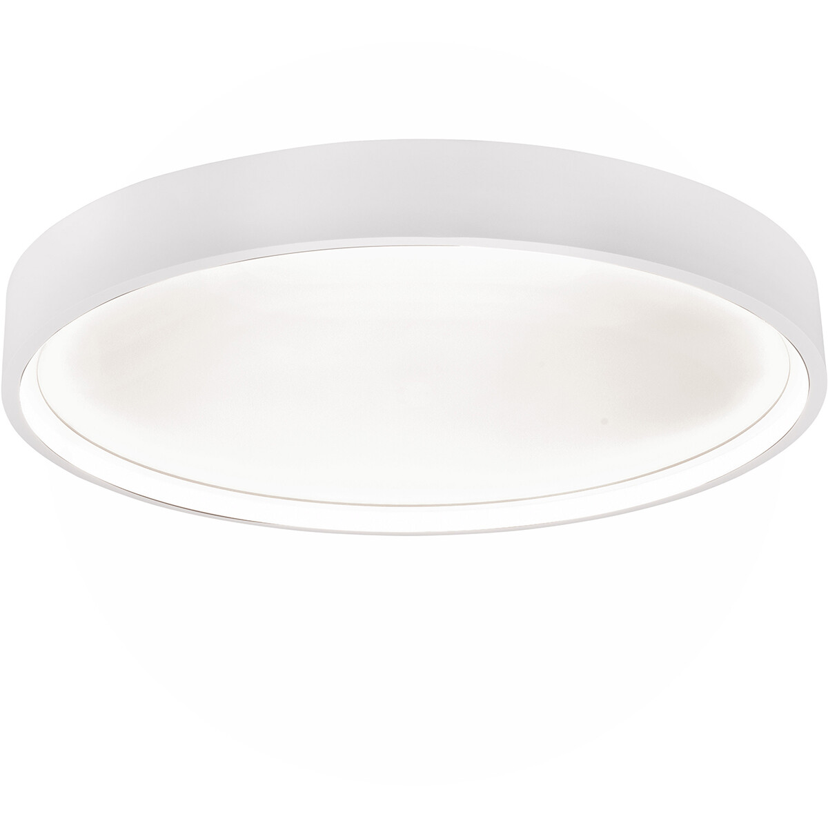 Plafonnier LED - Éclairage de plafond - Trion Dile - 29W - Couleur de lumière ajustable - Rond - Blanc mat - Métal