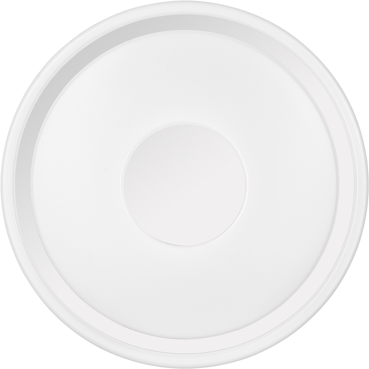 Plafonnier LED - Éclairage de plafond - Trion Duna - 16W - Blanc Naturel 4000K - Rond - Chrome - Plastique