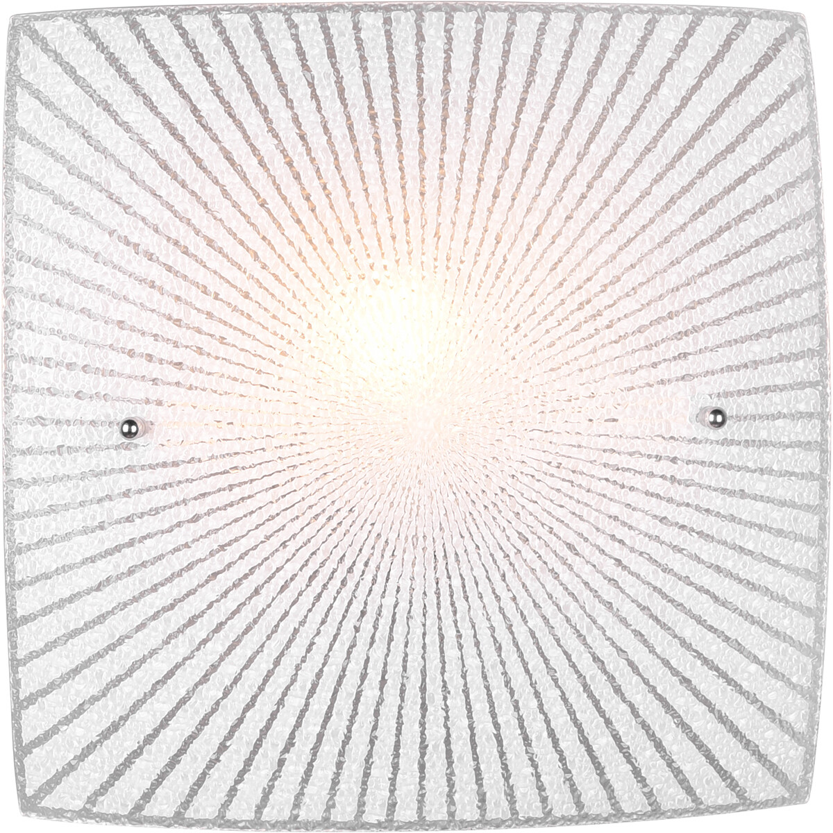 Plafonnier LED - Éclairage de Plafond - Trion Elize - Douille E27 - 1-lumière - Carré - Mat Chrome - Aluminium