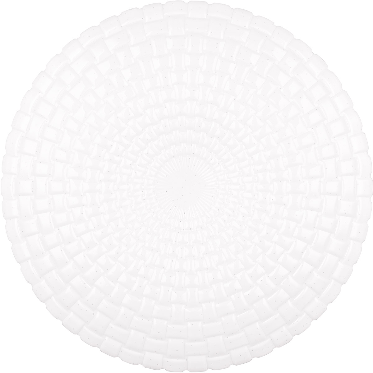 Plafonnier LED - Éclairage de plafond - Trion Gekko - 16W - Blanc Chaud 3000K - Rond - Blanc Mat - Plastique