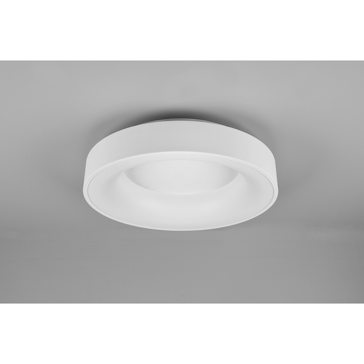 Plafonnier LED - Éclairage de Plafond - Trion Gurano - 27W - Blanc Neutre 4000K - Dimmable - Rond - Mat Blanc - Aluminium