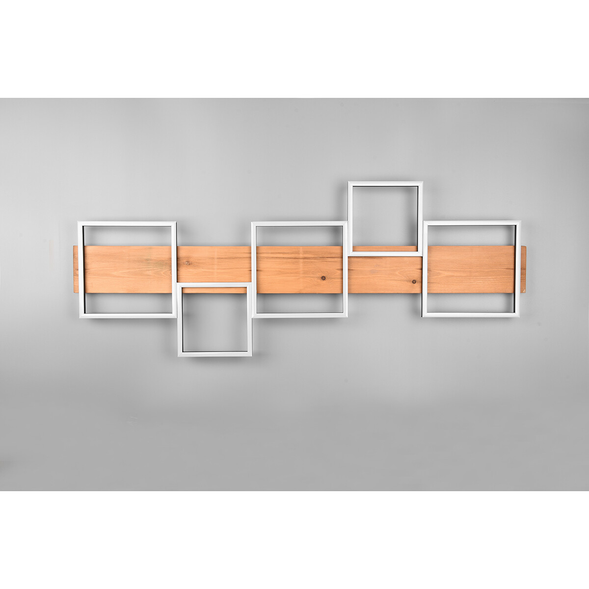 Plafonnier LED - Éclairage de Plafond - Trion Harla - 42W - Blanc Chaud 3000K - Dimmable - Rectangle - Mat Noir - Aluminium