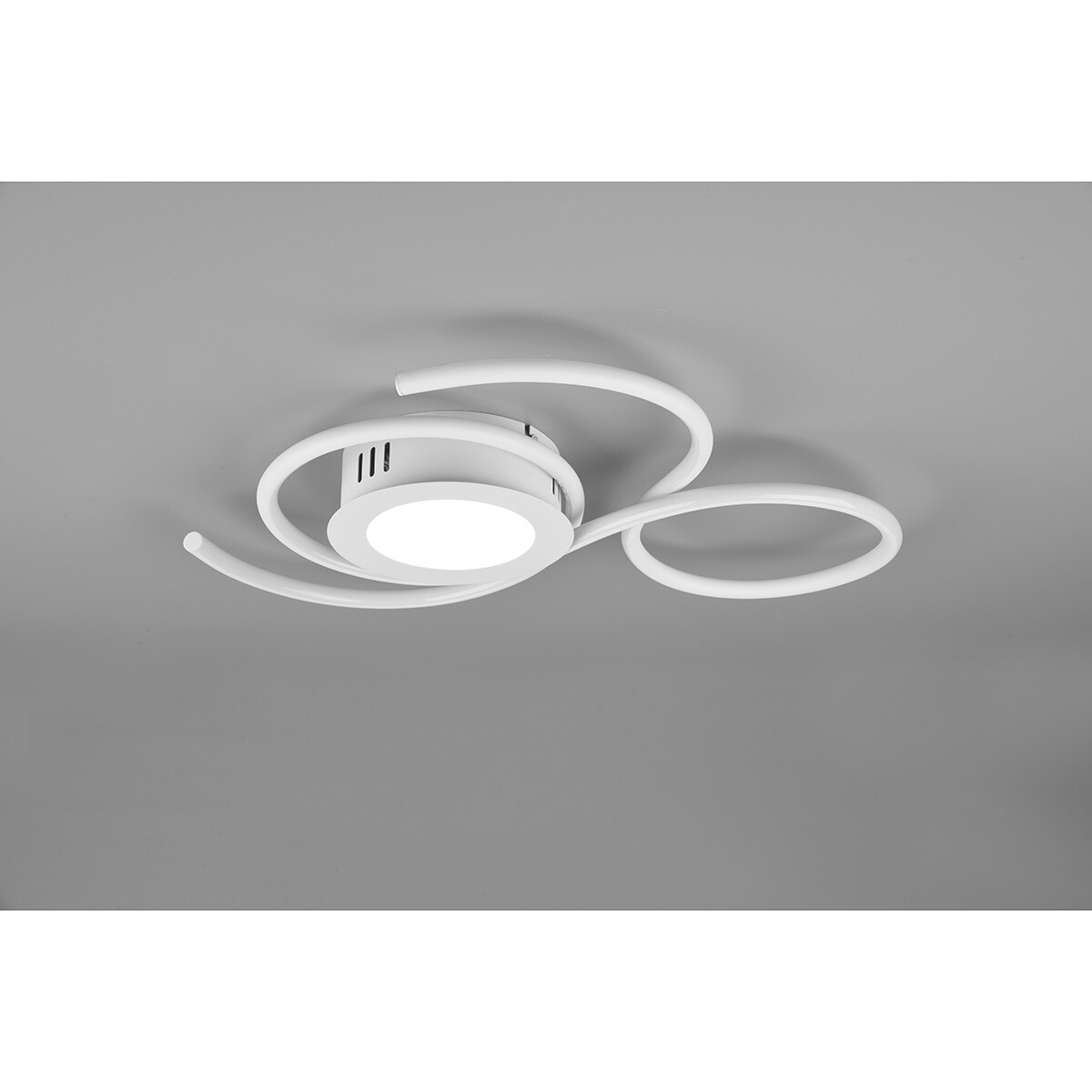 Plafonnier LED - Éclairage de Plafond - Trion Jivino - 36W - Couleur de lumière ajustable - Dimmable - Rond - Mat Blanc - Aluminium