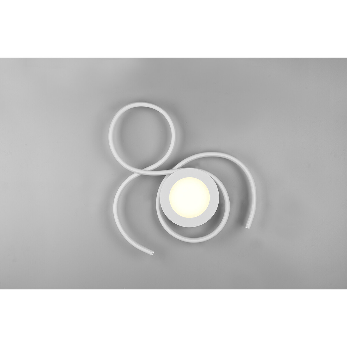 Plafonnier LED - Éclairage de Plafond - Trion Jivino - 36W - Couleur de lumière ajustable - Dimmable - Rond - Mat Blanc - Aluminium