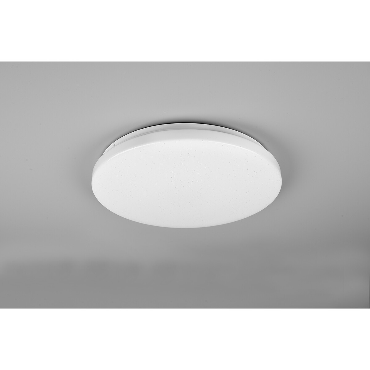 Plafonnier LED - Éclairage de Plafond - Trion Kalina - 18W - RGBW - Dimmable - Couleur de lumière ajustable - Télécommande - Lumière Étoile - Rond - Mat Blanc - Plastique