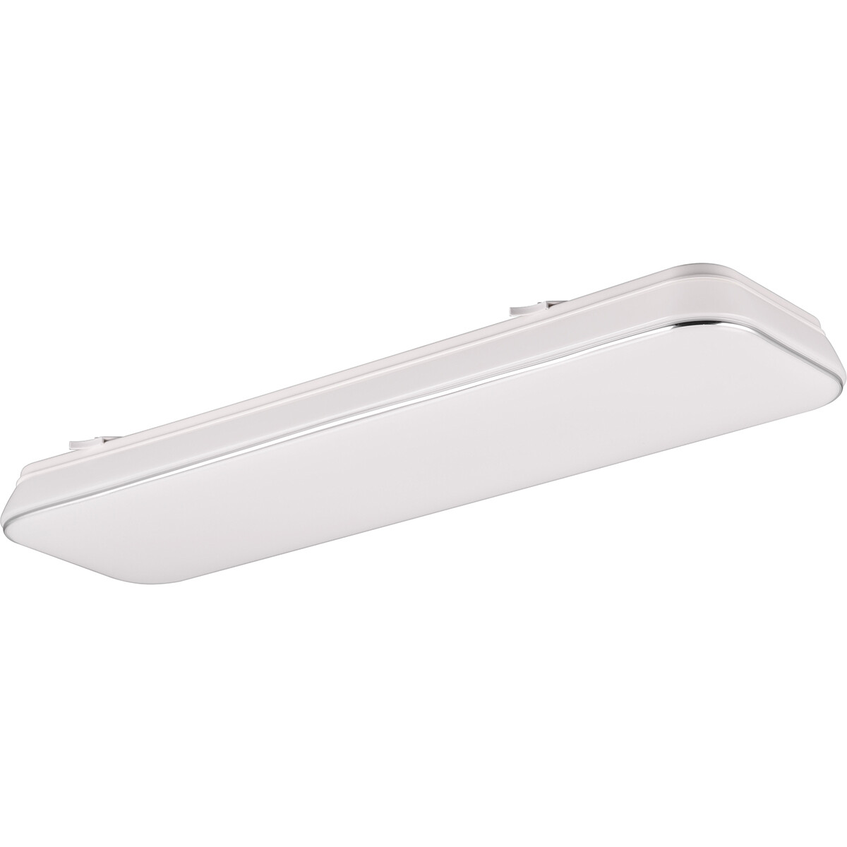 Plafonnier LED - Éclairage de plafond - Trion Lana - 28W - Blanc Naturel 4000K - Dimmable - Rectangulaire - Blanc - Plastique