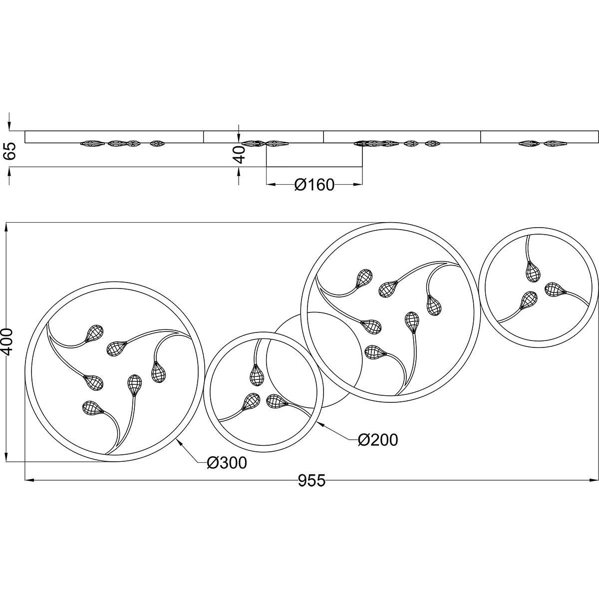 Plafonnier LED - Éclairage de Plafond - Trion Moovy - 37W - Blanc Neutre 4000K - Dimmable - Rectangle - Mat Blanc - Aluminium