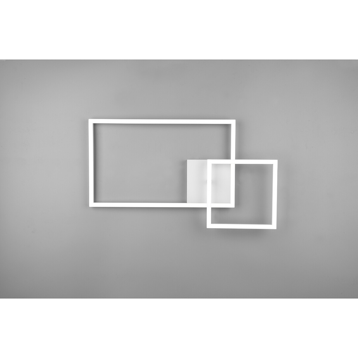 Plafonnier LED - Éclairage de Plafond - Trion Pado - 25W - Blanc Chaud 3000K - Dimmable - Rectangle - Mat Blanc - Aluminium