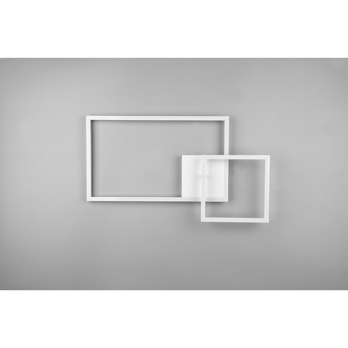 Plafonnier LED - Éclairage de Plafond - Trion Pado - 25W - Blanc Chaud 3000K - Dimmable - Rectangle - Mat Blanc - Aluminium