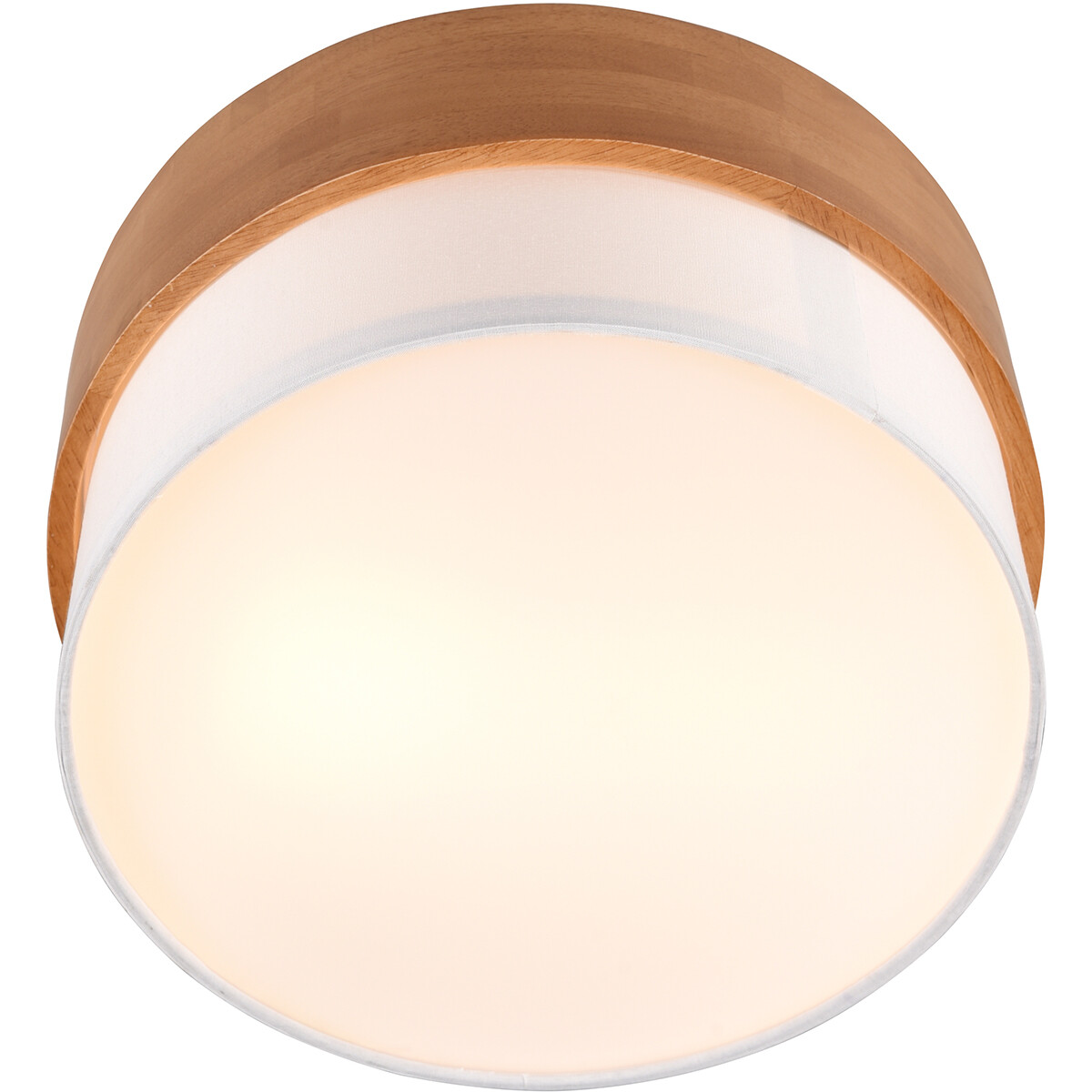 Plafonnier LED - Éclairage de Plafond - Trion Sella - Douille E14 - 2-lumières - Rond - Mat Nickel/Blanc - Aluminium