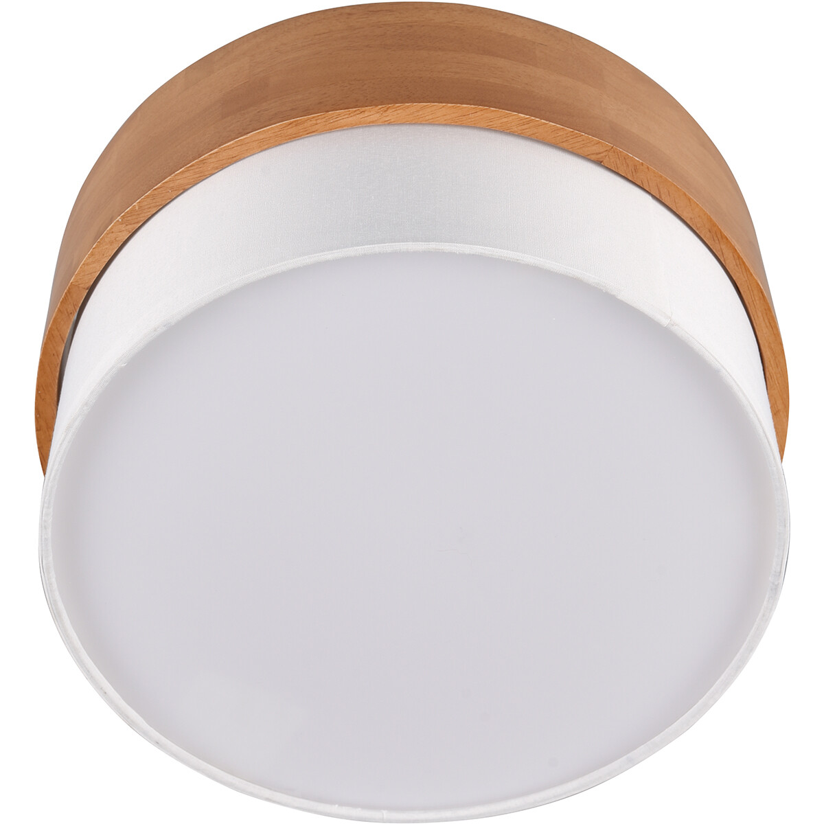 Plafonnier LED - Éclairage de Plafond - Trion Sella - Douille E14 - 2-lumières - Rond - Mat Nickel/Blanc - Aluminium