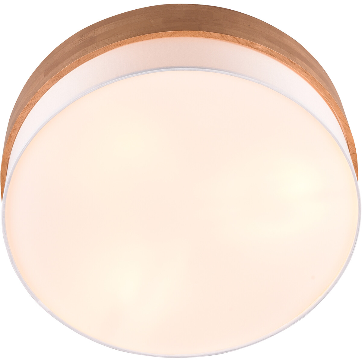 Plafonnier LED - Éclairage de Plafond - Trion Sella - Douille E14 - 3-lumières - Rond - Mat Nickel/Blanc - Aluminium