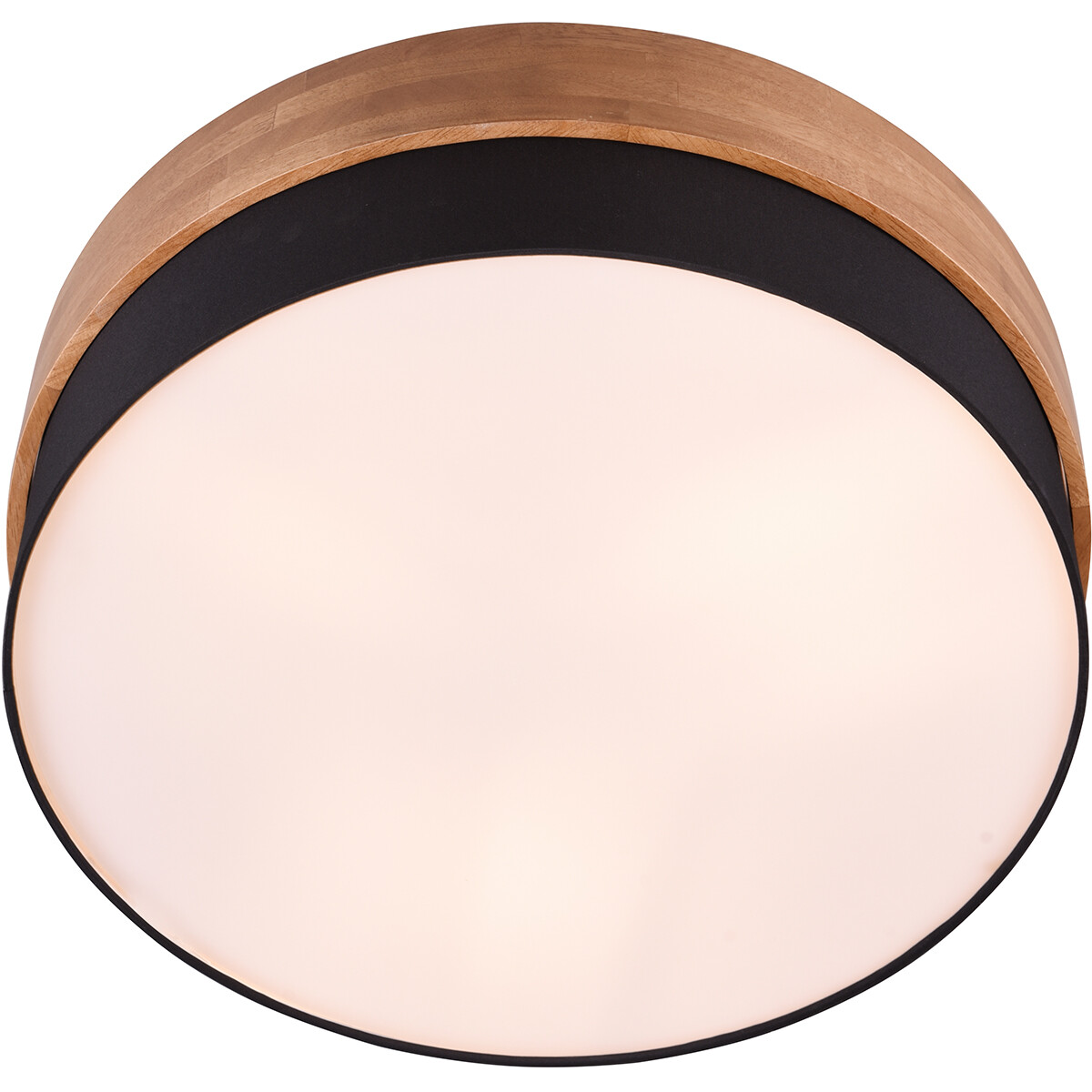 Plafonnier LED - Éclairage de Plafond - Trion Sella - Douille E14 - 3-lumières - Rond - Mat Nickel/Noir - Aluminium