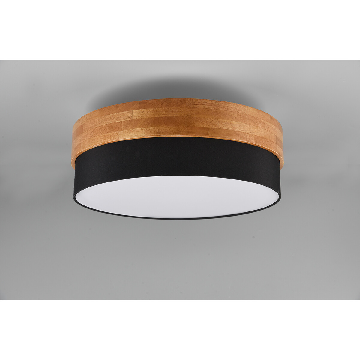 Plafonnier LED - Éclairage de Plafond - Trion Sella - Douille E14 - 3-lumières - Rond - Mat Nickel/Noir - Aluminium