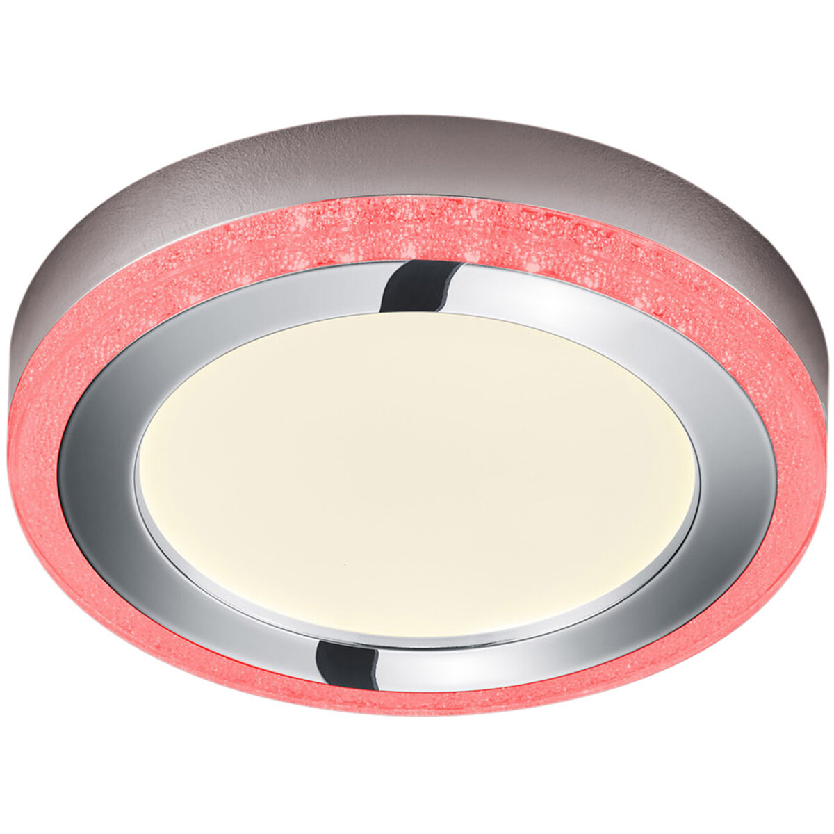 Plafonnier LED - Éclairage de Plafond - Trion Slodan - 16W - Couleur de lumière ajustable - Télécommande - Dimmable - Rond - Mat Blanc - Plastique