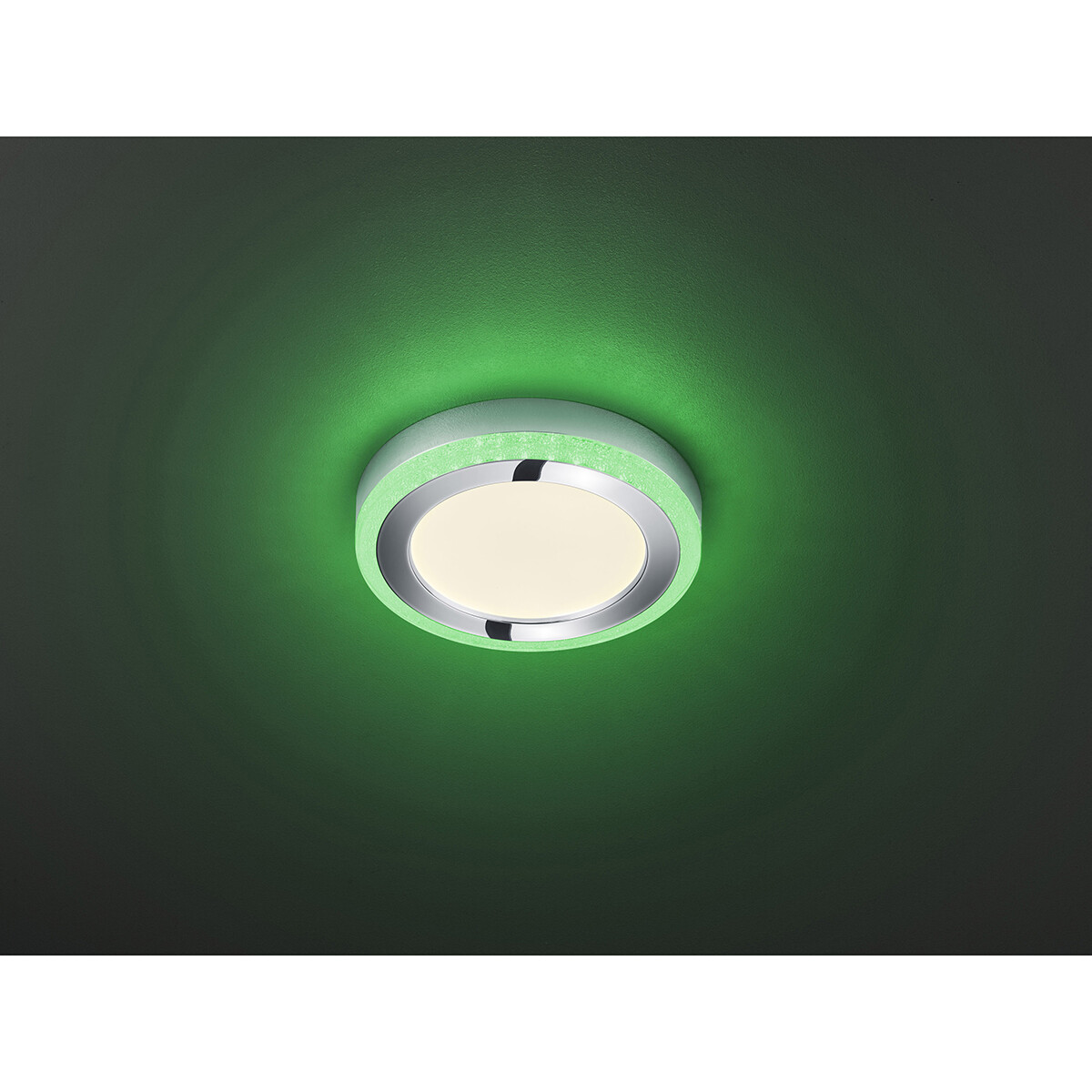 Plafonnier LED - Éclairage de Plafond - Trion Slodan - 16W - Couleur de lumière ajustable - Télécommande - Dimmable - Rond - Mat Blanc - Plastique