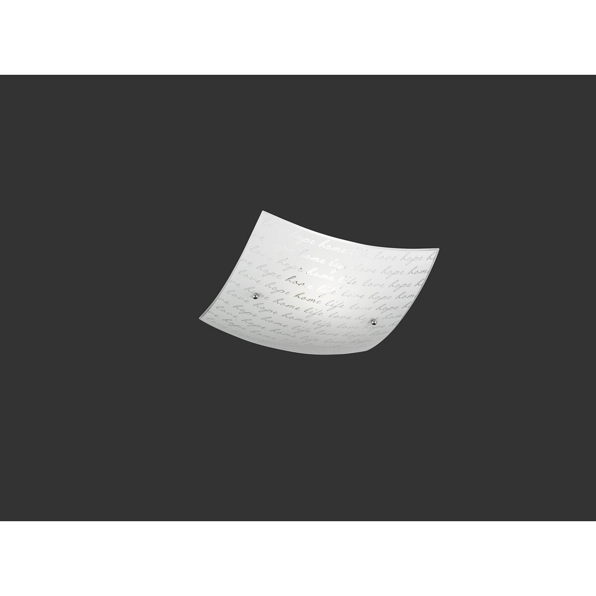 Plafonnier LED - Éclairage de Plafond - Trion Sonu - Douille E27 - 1-lumière - Carré - Mat Blanc - Aluminium